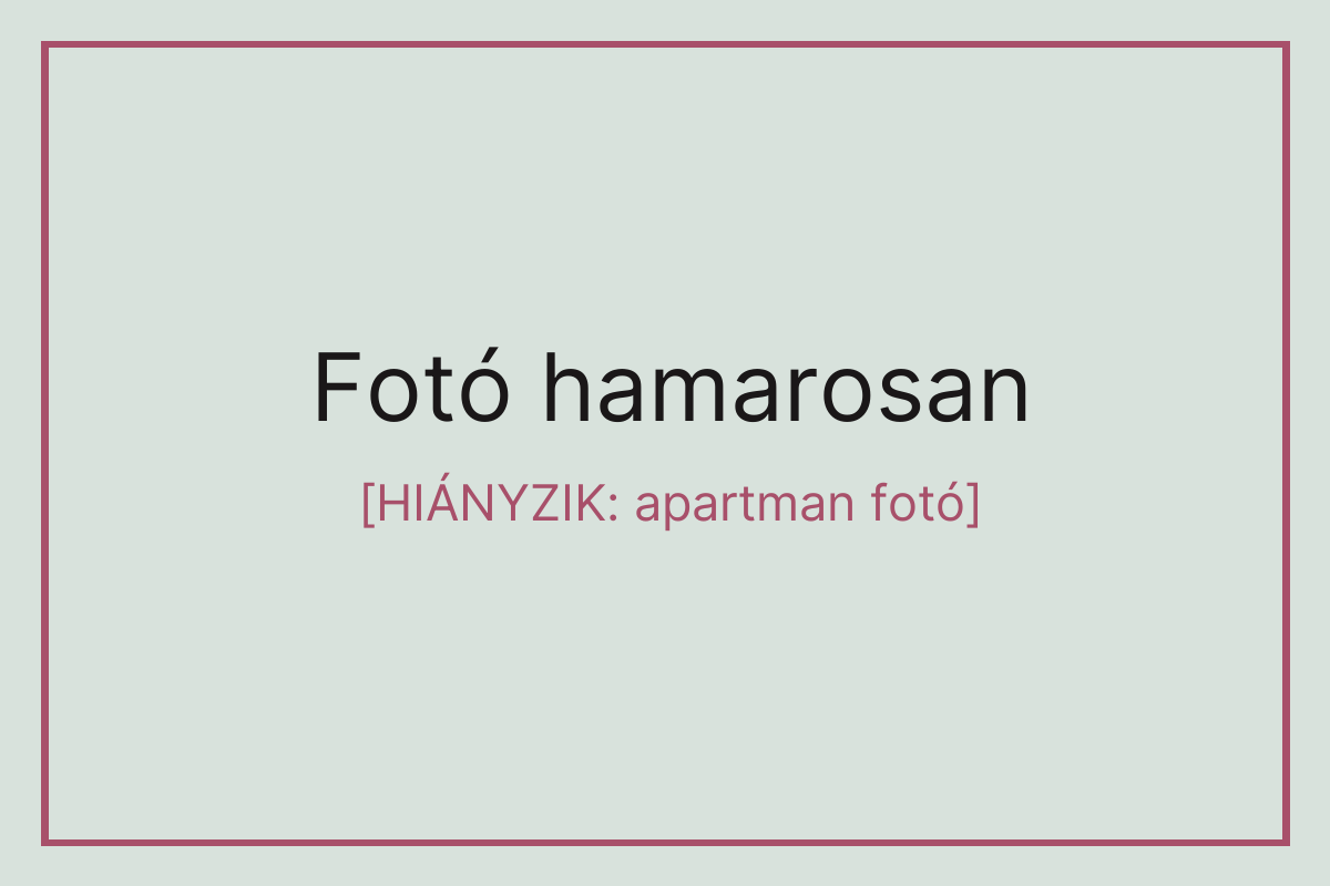Helykitöltő kép: az apartman fotója még nem érkezett meg